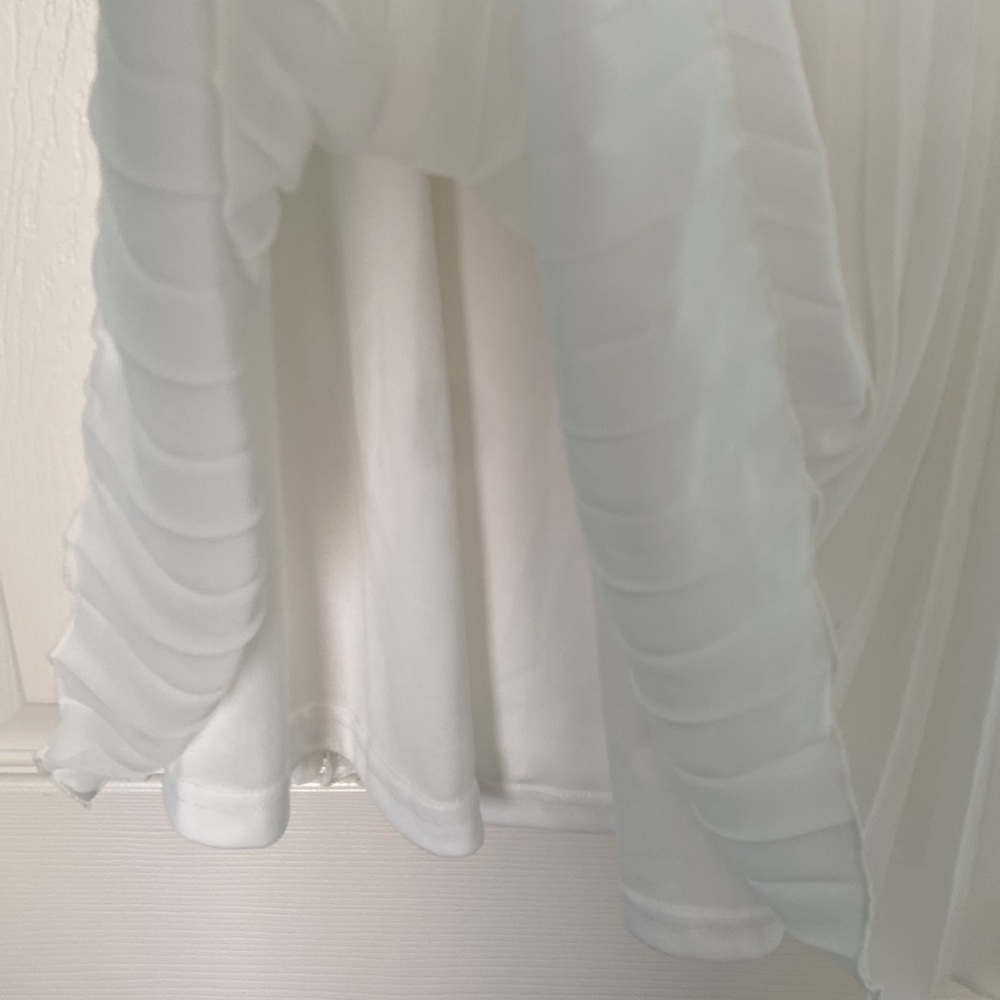 ASOS white dress with sparkle waist detail - Picture 4 of 8